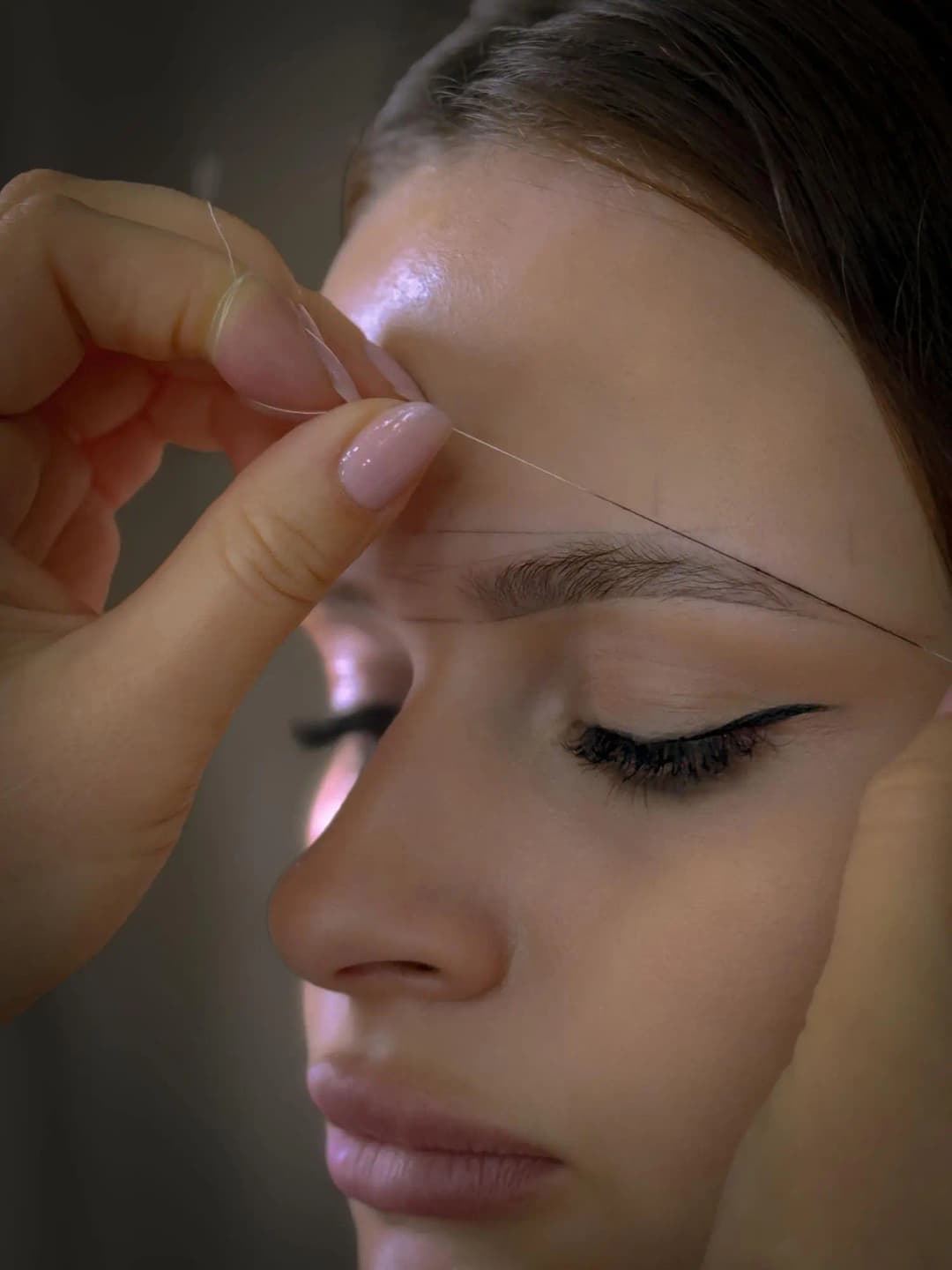 مدل لمینت ابرو | Brow Lamination - نمونه خدمات حرفه‌ای مژه و ابرو در تهران