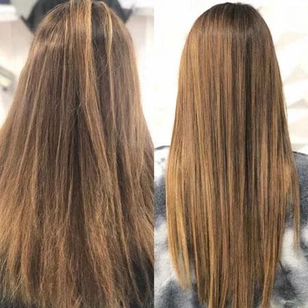 نمونه کار کراتین و احیای مو شماره 4 - سالن تخصصی تهران