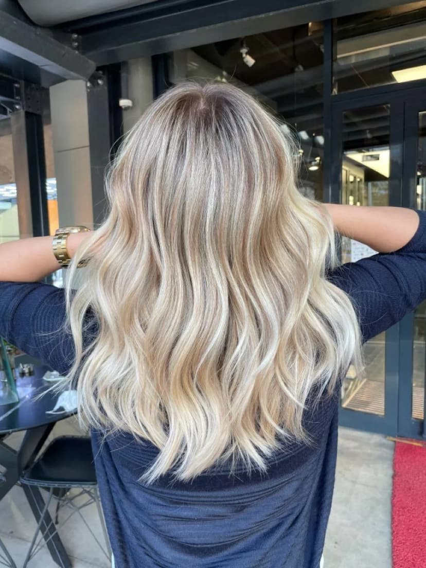 نمونه کار بالیاژ | Balayage - رنگ مو شماره 3 در سالن تخصصی تهران