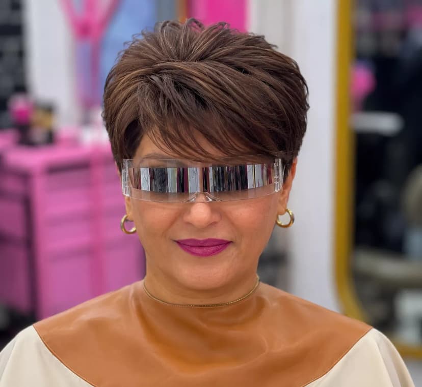 نمونه کار کوتاهی پیکسی | Pixie Cut - کوتاهی مو شماره 2 در سالن تخصصی تهران