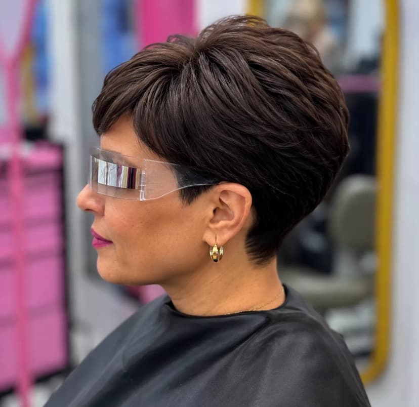 نمونه کار کوتاهی پیکسی | Pixie Cut - کوتاهی مو شماره 3 در سالن تخصصی تهران