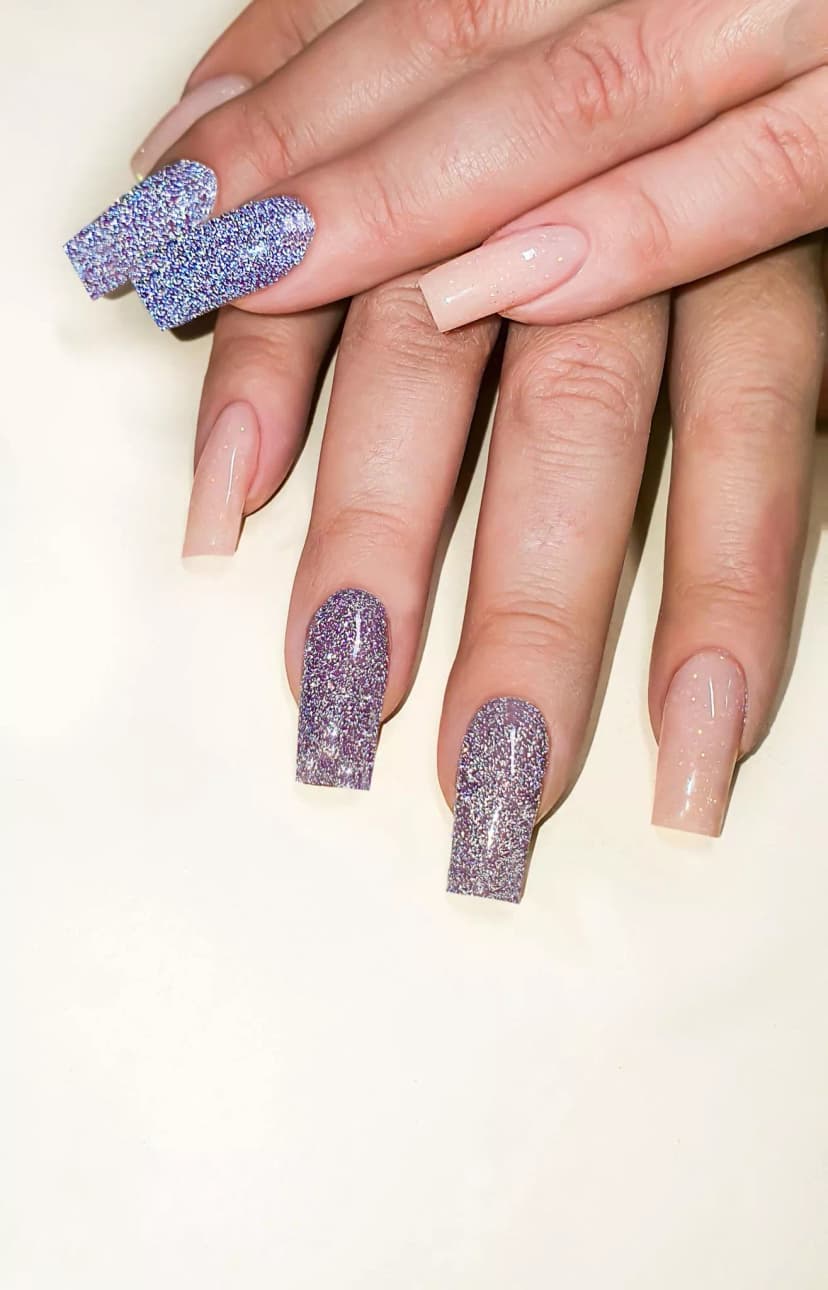 نمونه کار کاشت پودر | Acrylic Nails - کاشت و طراحی ناخن شماره 3 در سالن تخصصی تهران